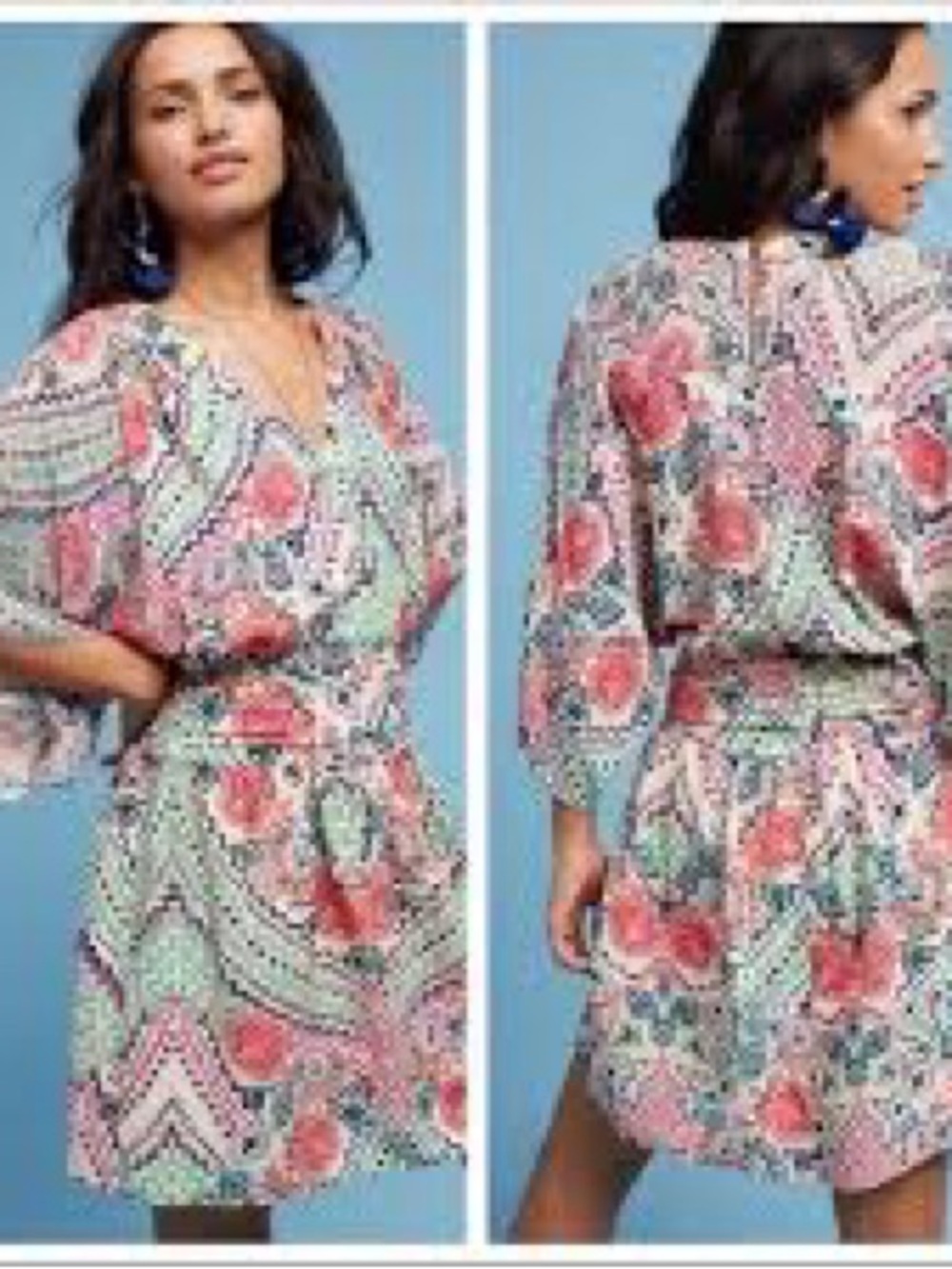 NWT Anthro Anthropologie Maeve Siya Kimono Dress size 6
